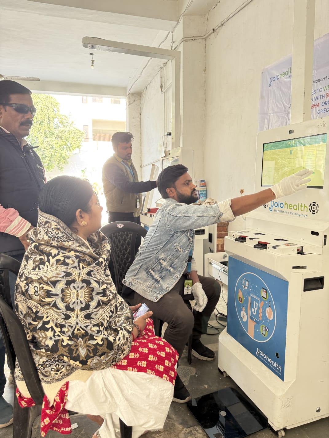 Seva Through Wellness at Shiv Mandir
